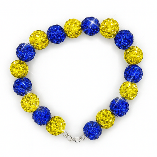 Yellow & Royal Blue